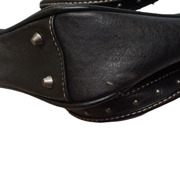 Trinity Ranch Concealed Carry Tote Bag Black Leather Western‎ Country Cowgirl - Picture 13 of 16